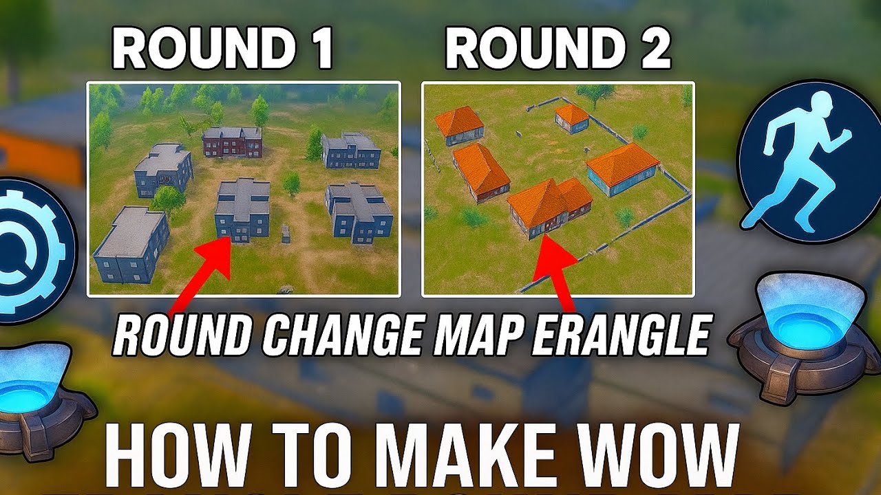 How to Make WOW Erangle Round Map | Round Change Map Tutorial | PUBG Mobile WOW Mode Guide in 2025 