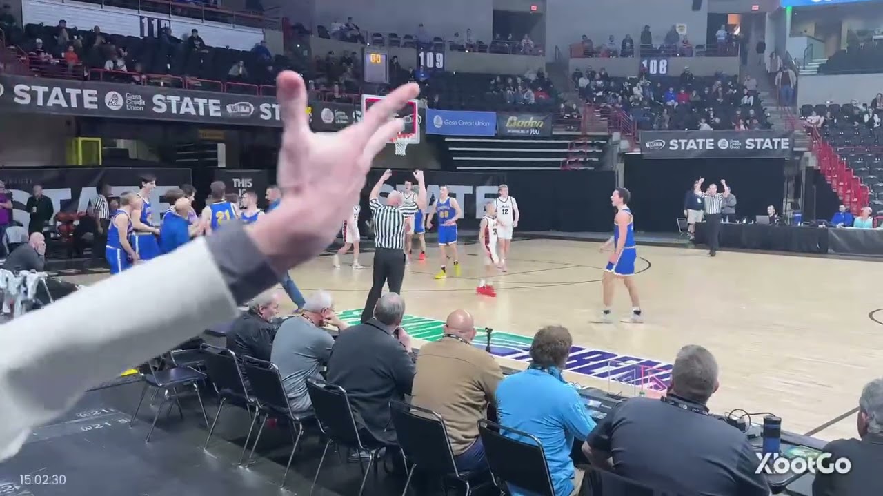 HIGHLIGHTS: 3/4 WIAA State Tournament Round of 12 (17) CAA Kodiaks vs (8) Wahkiakum Mules