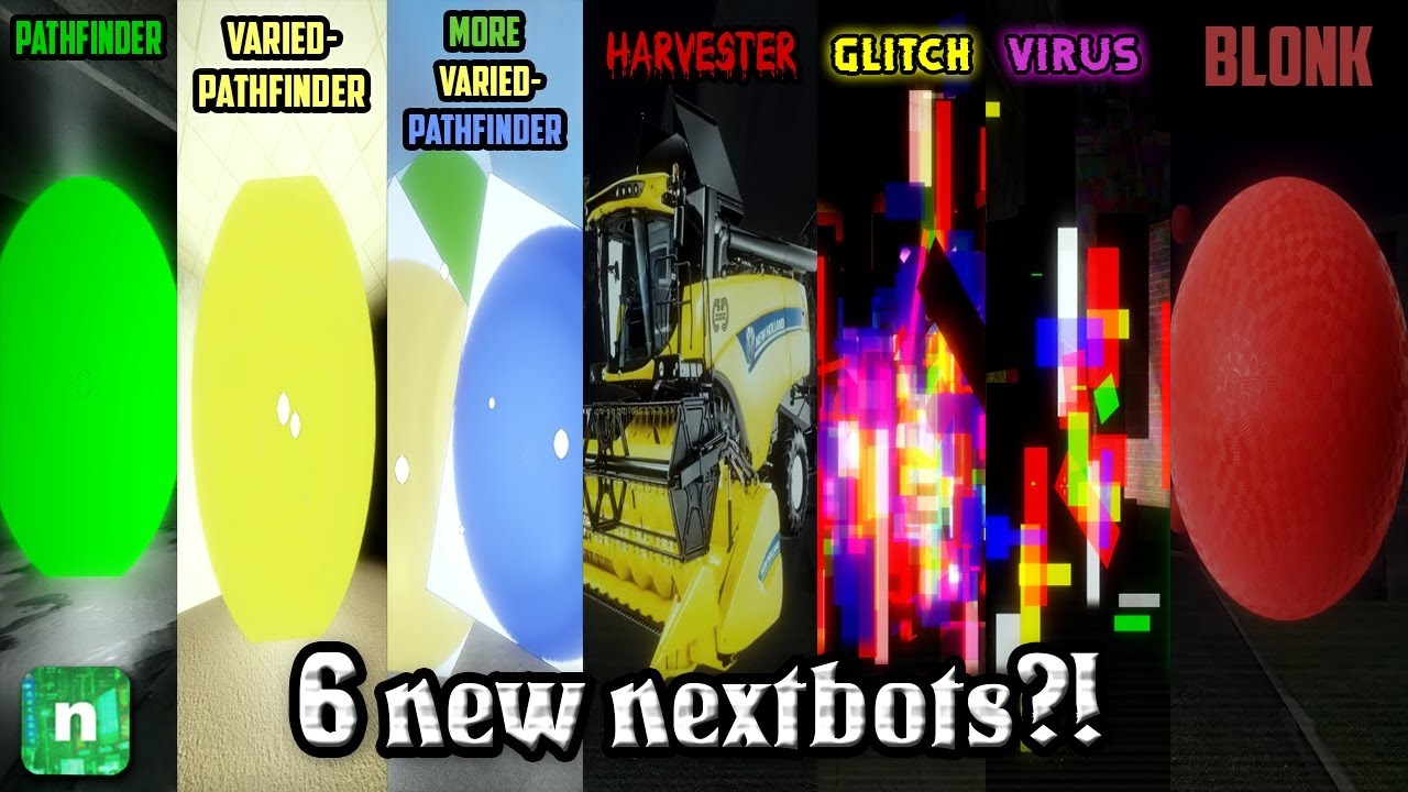 6 NEW UNIQUE NEXTBOTS!? (Nico's Nextbots)