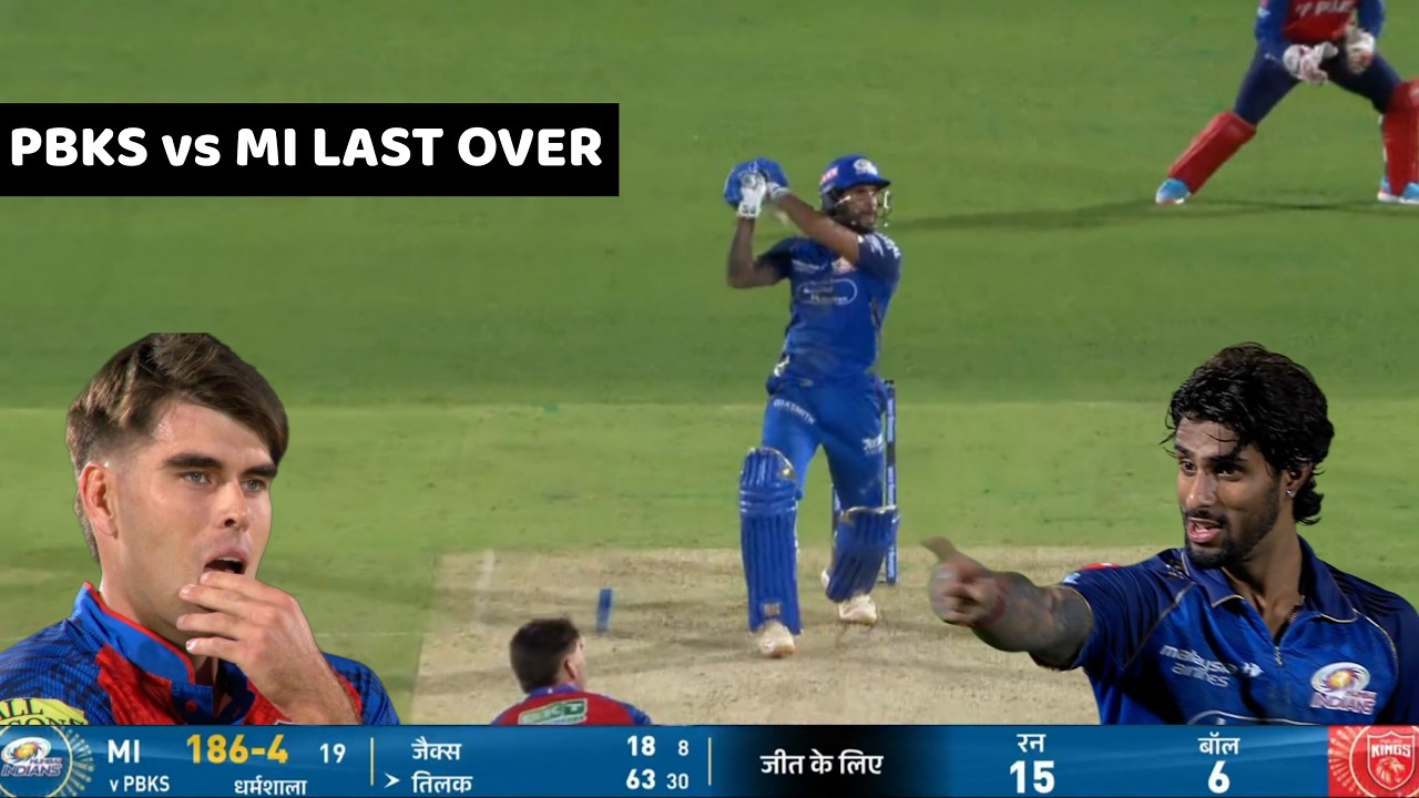 PBKS vs MI IPL 2026 Last Over Full Highlights | PUNJAB vs MUMBAI Last Over Highlights