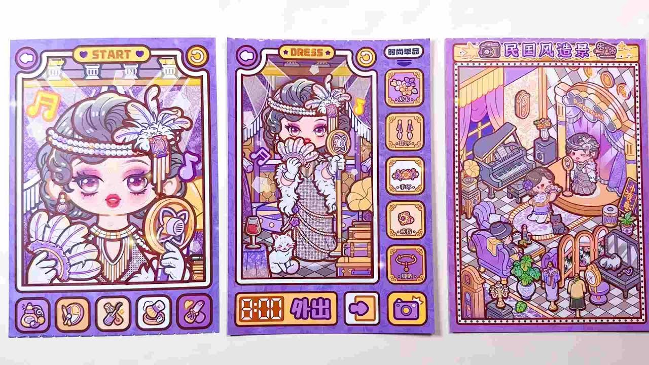 ✨paperdiy✨Little Mochi Transformation Sticker Quiet Book #diy  #art  #handmade  #paperdiy