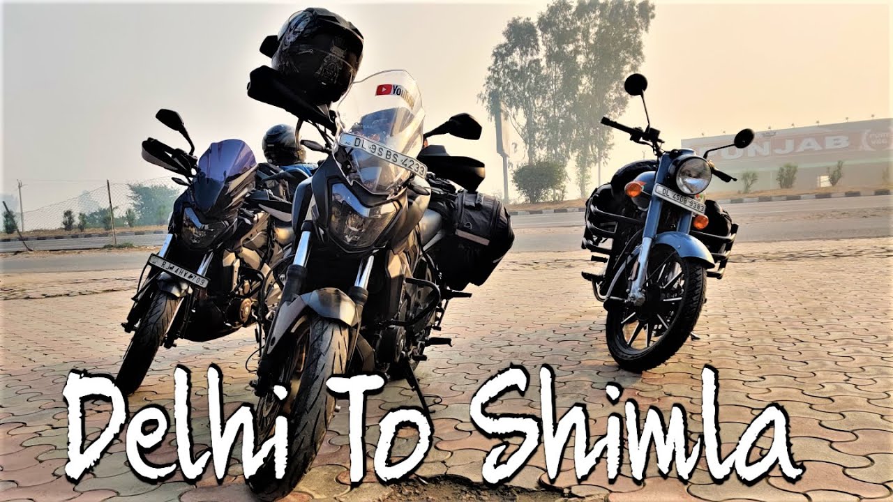 Dosto ke sath ride shuru 😍 | Delhi To Shimla | Dominar 400 and Classic 350