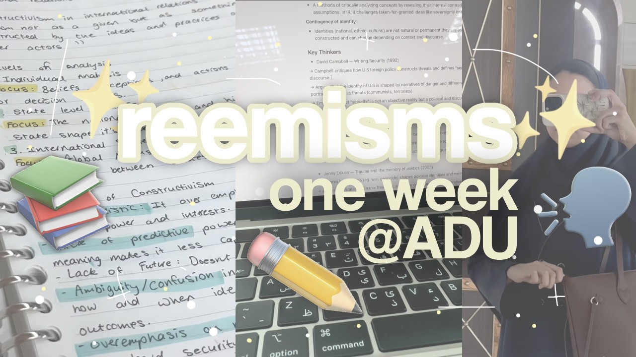 Abu Dhabi University ✨ | study w me, class debate