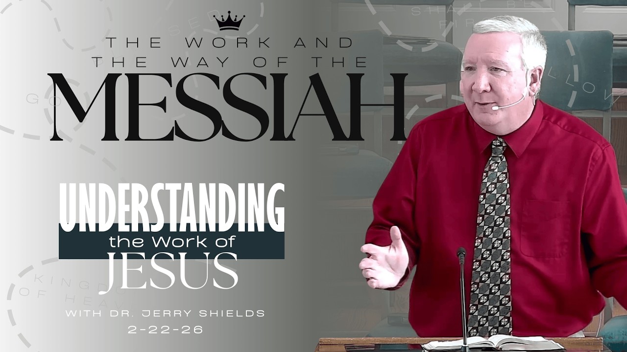 Understanding the Work of Jesus | The Work & Way of the Messiah | Dr. Jerry Shields | 2-22-26