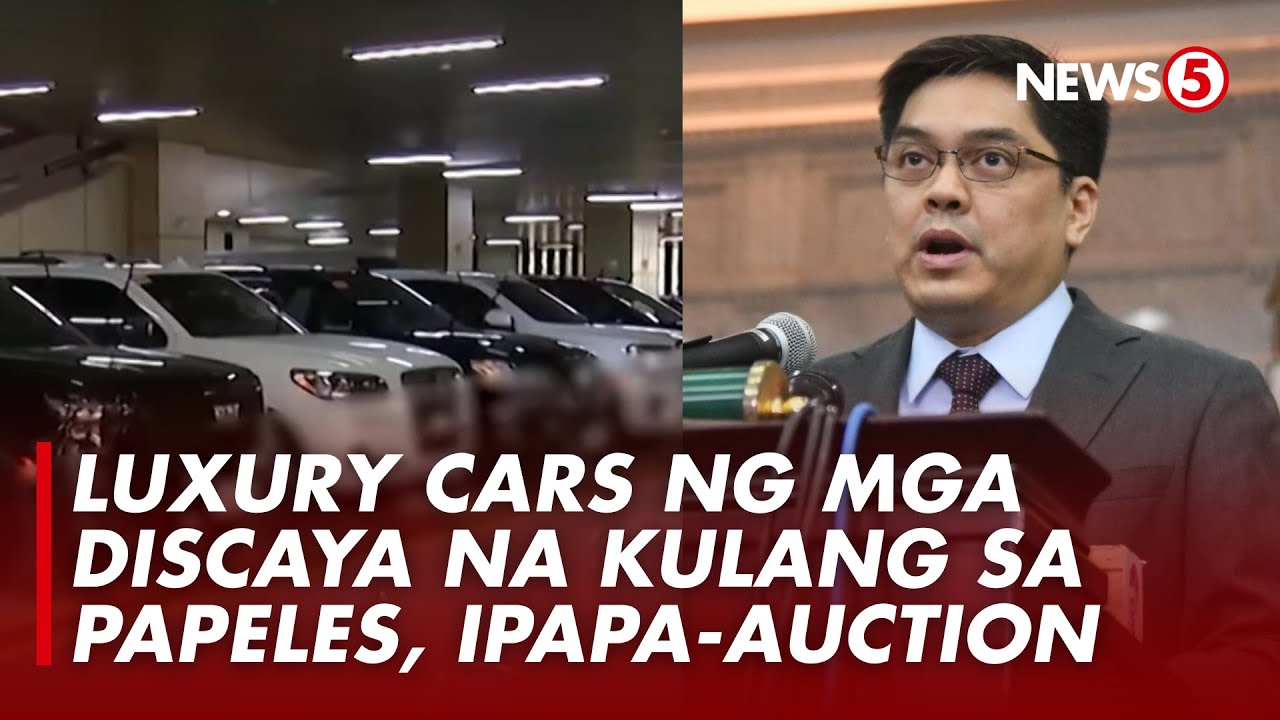 13 luxury cars na isinuko ng mag-asawang Discaya, ipapa-auction ng BOC