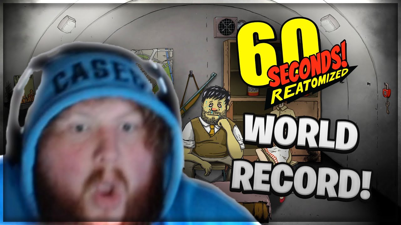 CaseOh Tries to Beat World Record! 😂 (60 Seconds!)
