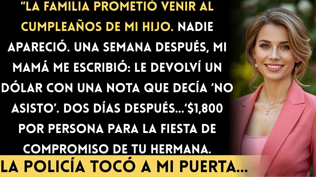 “La familia se saltó el cumpleaños de mi hijo, yo envié un dólar… Dos días después llegó la …