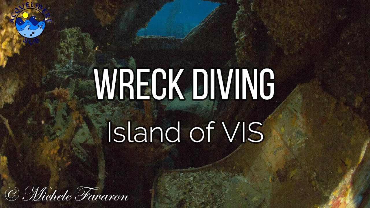 Wreck Diving on the Island of Vis - Immersioni sui relitti dell'isola di Vis a Luglio 2024 - 4K