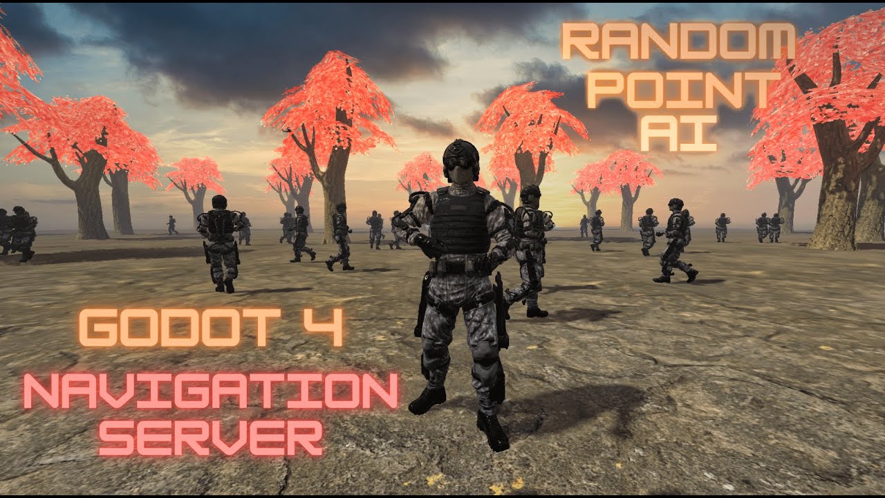 Godot 4 New Navigation Server Random point AI (Tutorial)