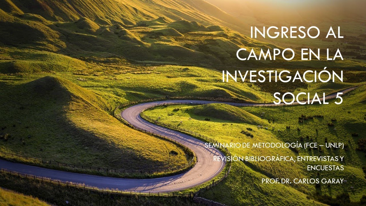 Clase 05: Revisión Bibliográfica, Entrevistas, Encuestas y Grupos Focales