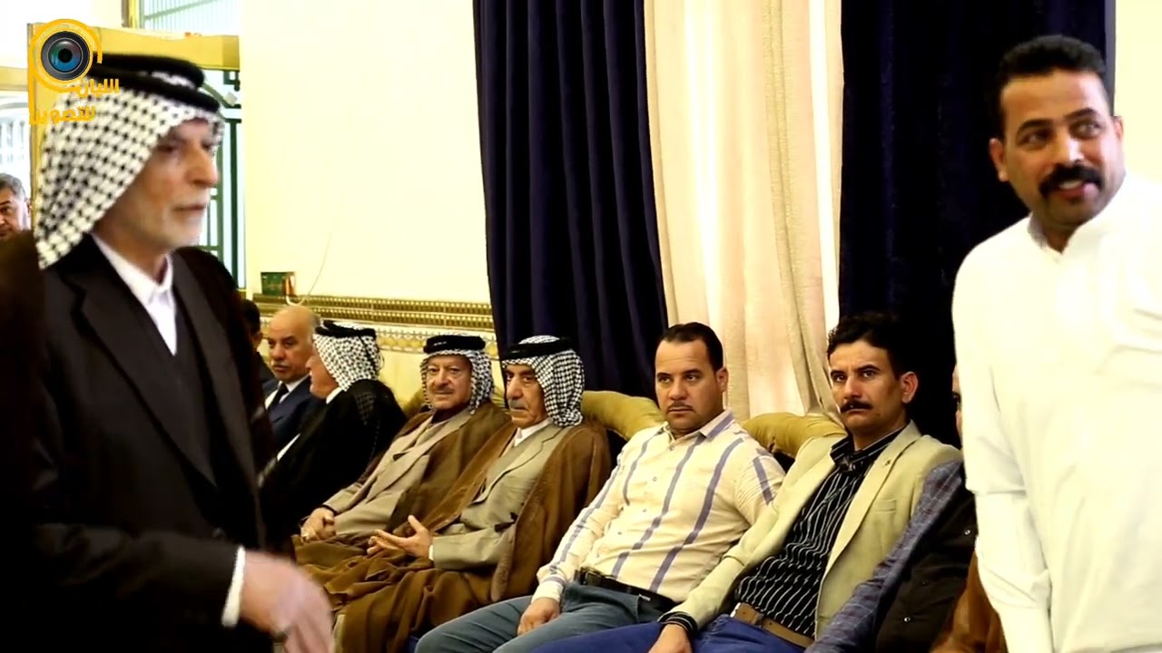 توافد وجهاء وشيوخ العشائر إلى مضيف عشيرة الرجبات الجبور الشيخ عبود ال عبد الجاسم