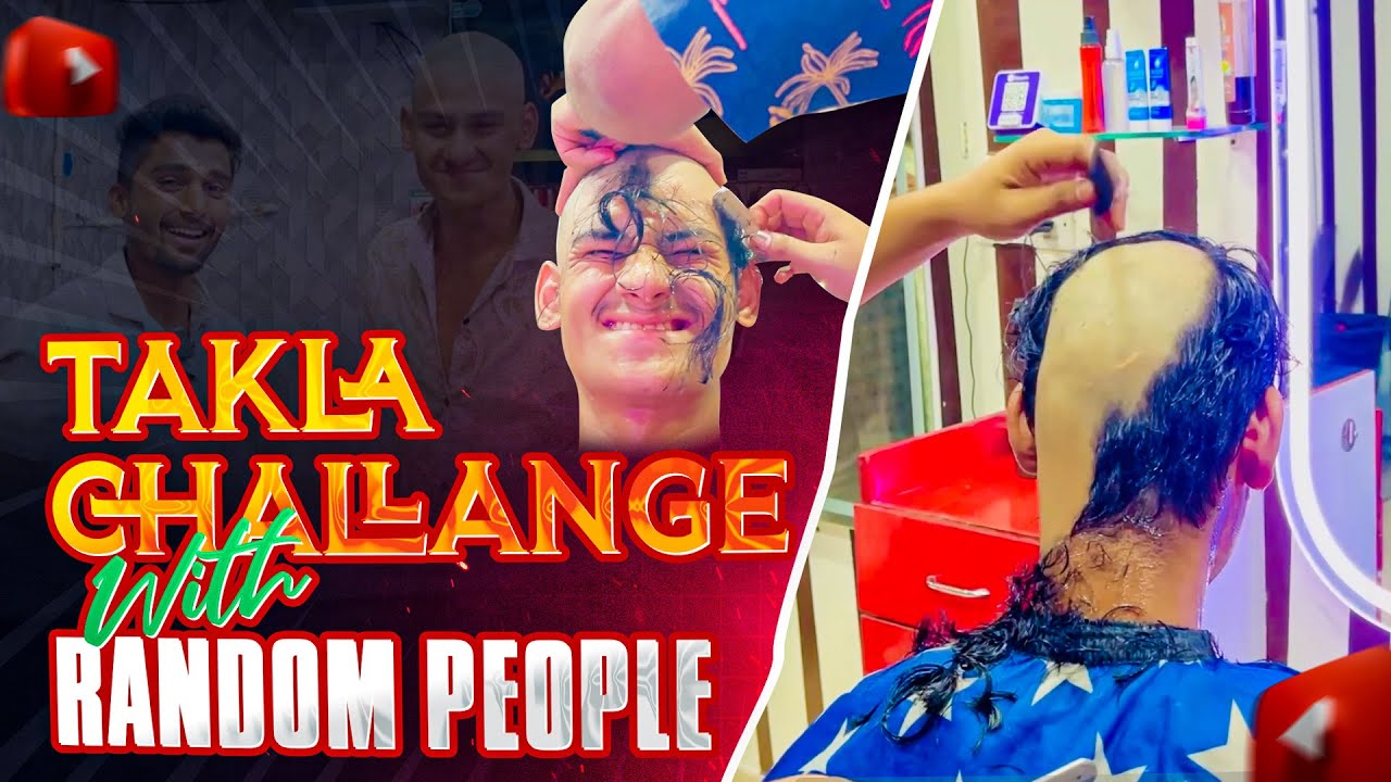 Takla Challenge With Random People || गंजा होने के लोगों को देने पढे 500rs || Crazypunekar ||