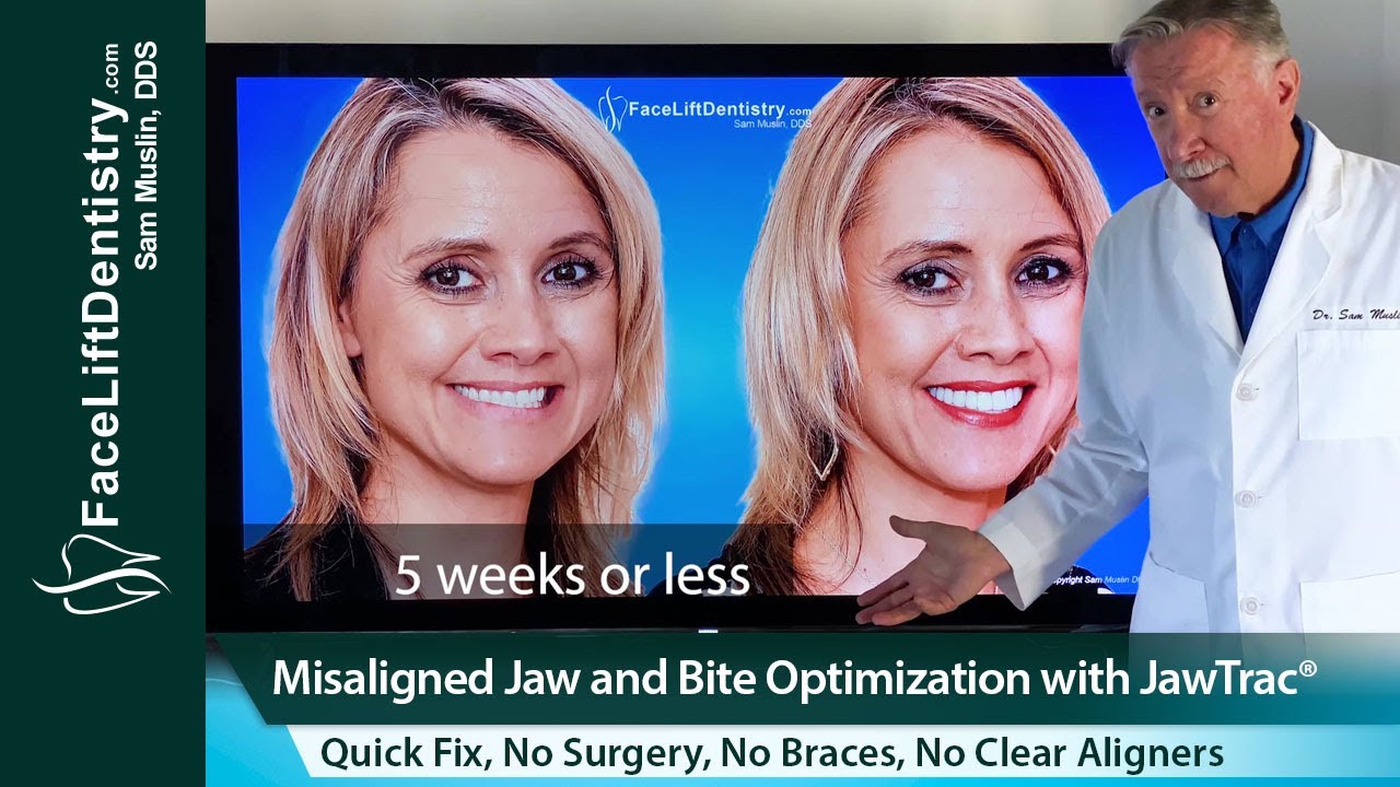 Misaligned Jaw Alignment and Bite Correction Without Surgery, Braces, or Aligners
