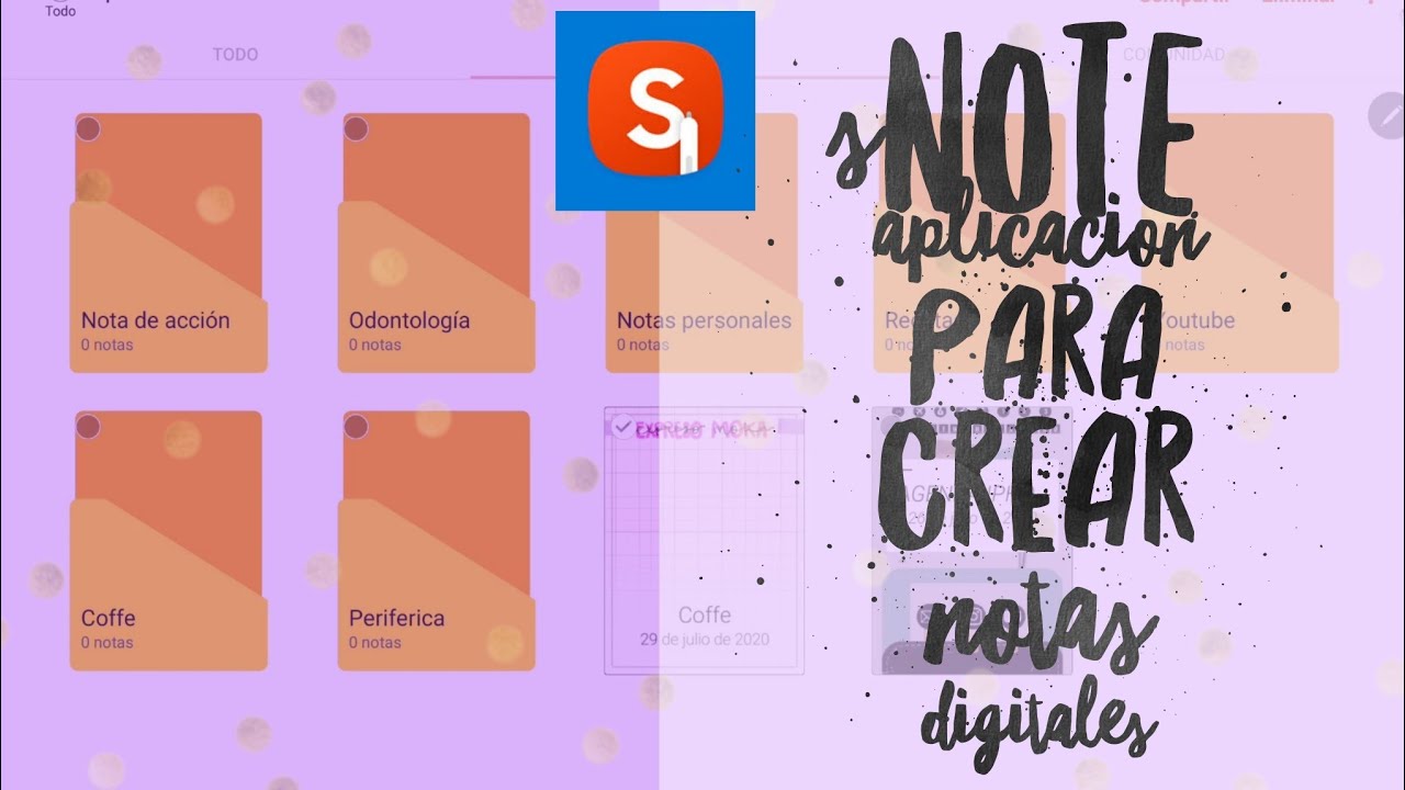 APLICACIÓN S NOTE | SAMSUNG |  PARA CREAR APUNTES DIGITALES EN ANDROID | WENSSY DIGITAL