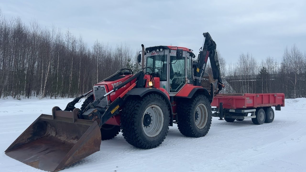 Köp Grävlastare med vagn Huddig 1260B och redskap på Klaravik