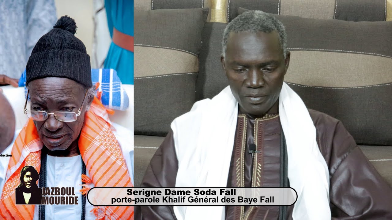 Jazboul Mouride Serigne Dame Soda Fall, porte parole Khalif Général des Baye Fall