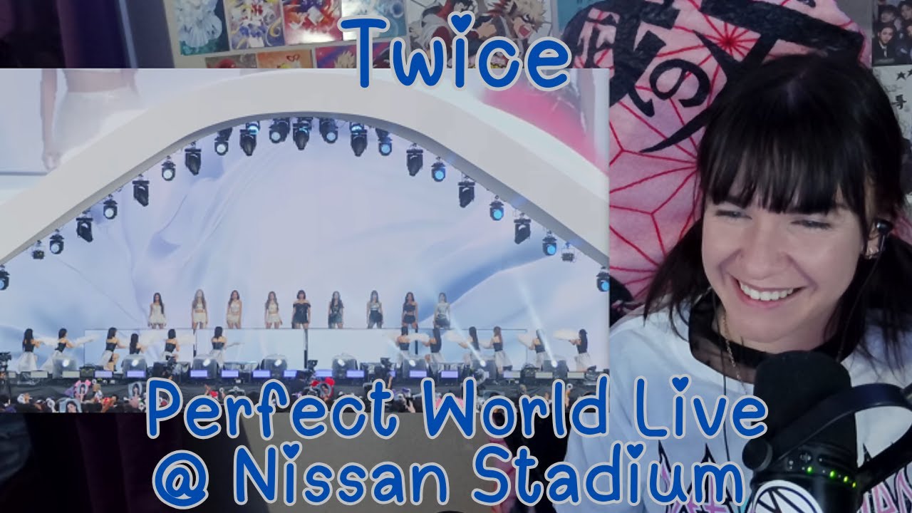 Reacting to TWICE「Perfect World」@ Nissan Stadium