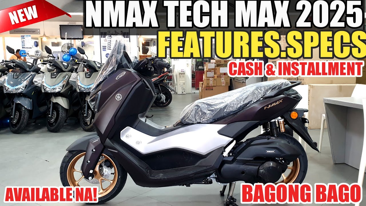 YAMAHA NMAX TECH MAX 2025 FULL REVIEW | BAGONG HARI NG KALSADA?  Full Specs & Features
