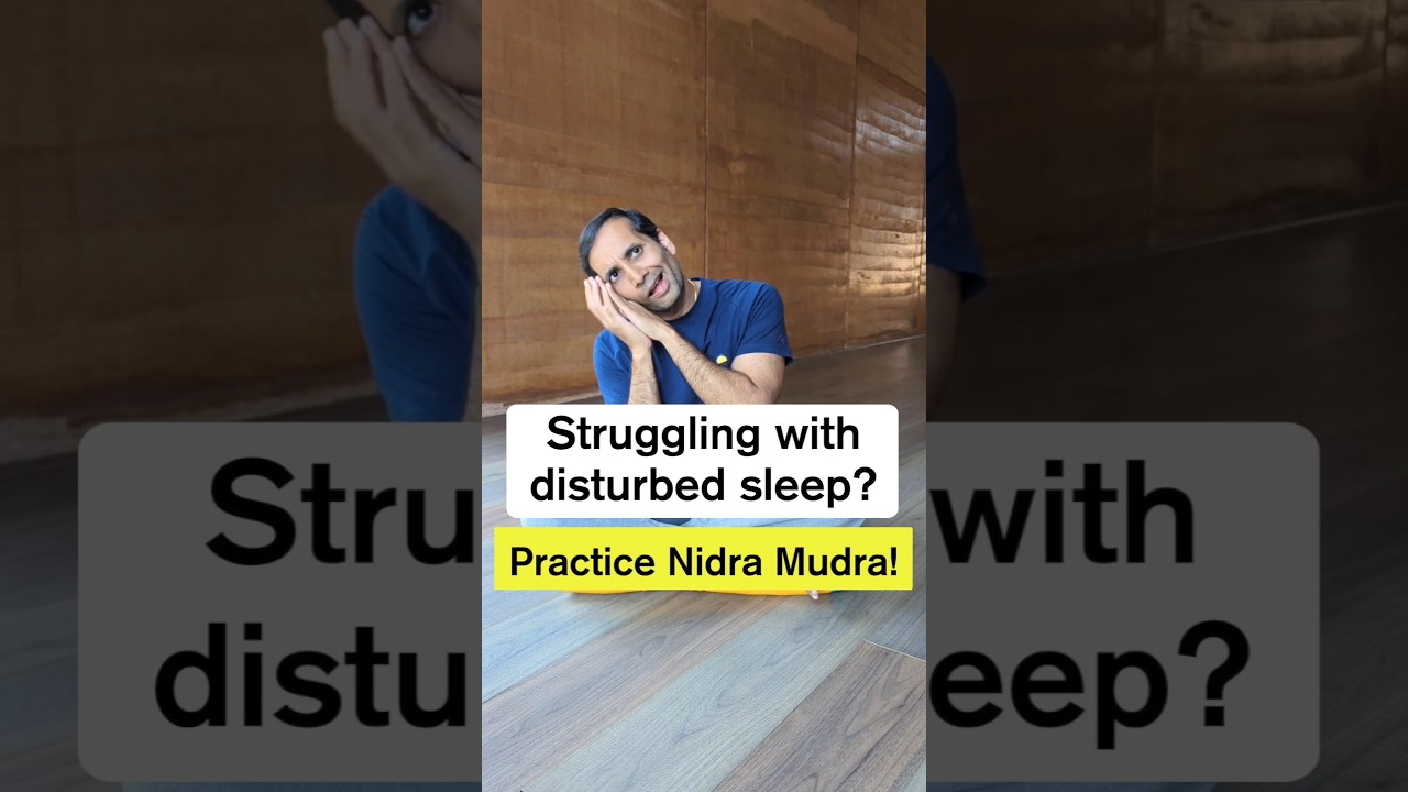 Fix your Sleep today! Do this! #bettersleep #mudra #yoga #selfcare #sleepexperts #insomnia #tips