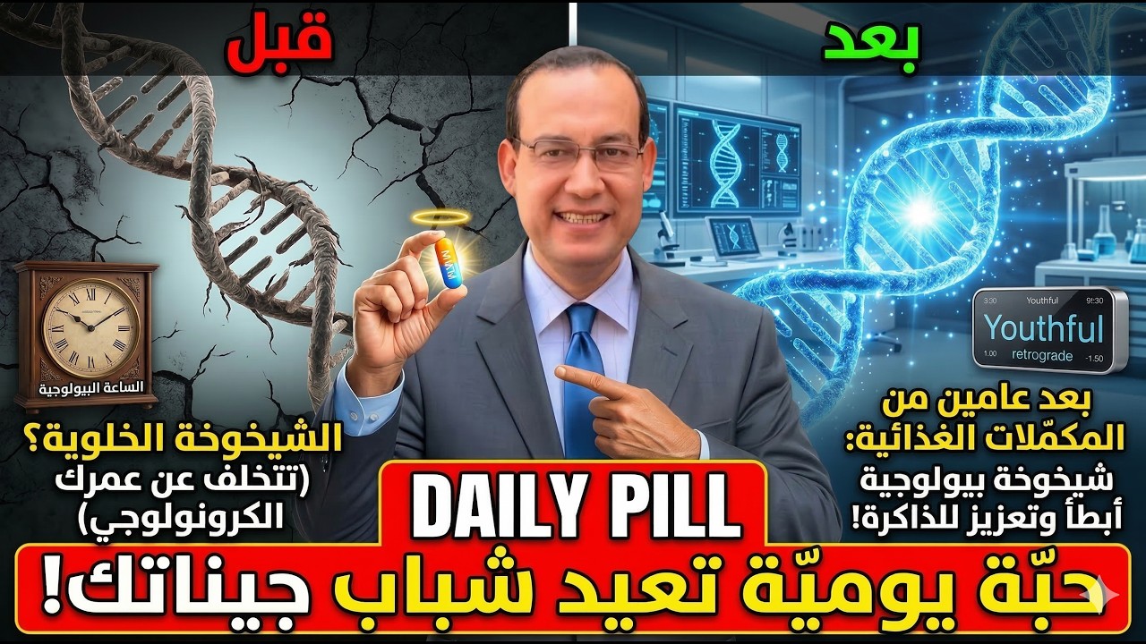 جامعة هارفارد تحسم الجدل: حبة رخيصة تبطئ شيخوختك من الداخل! (دراسة 2026)