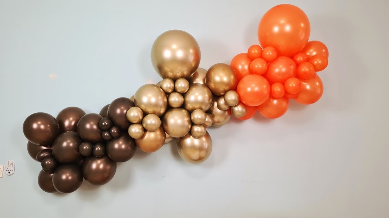 Guirnalda De Globos, fácil y Rápida/quick and easy balloon garland