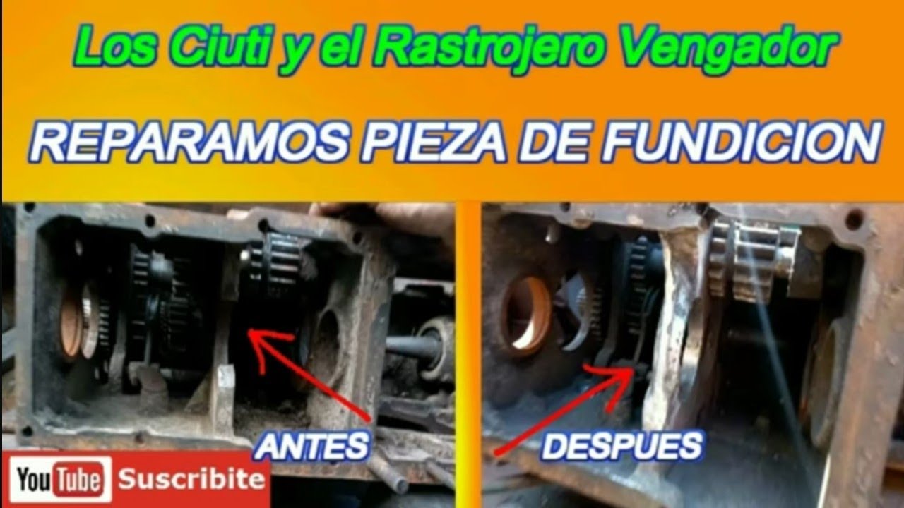 Soldadura de Fundicion, Asi reparamos una pieza de Fundicion. Rastrojero Vengador
