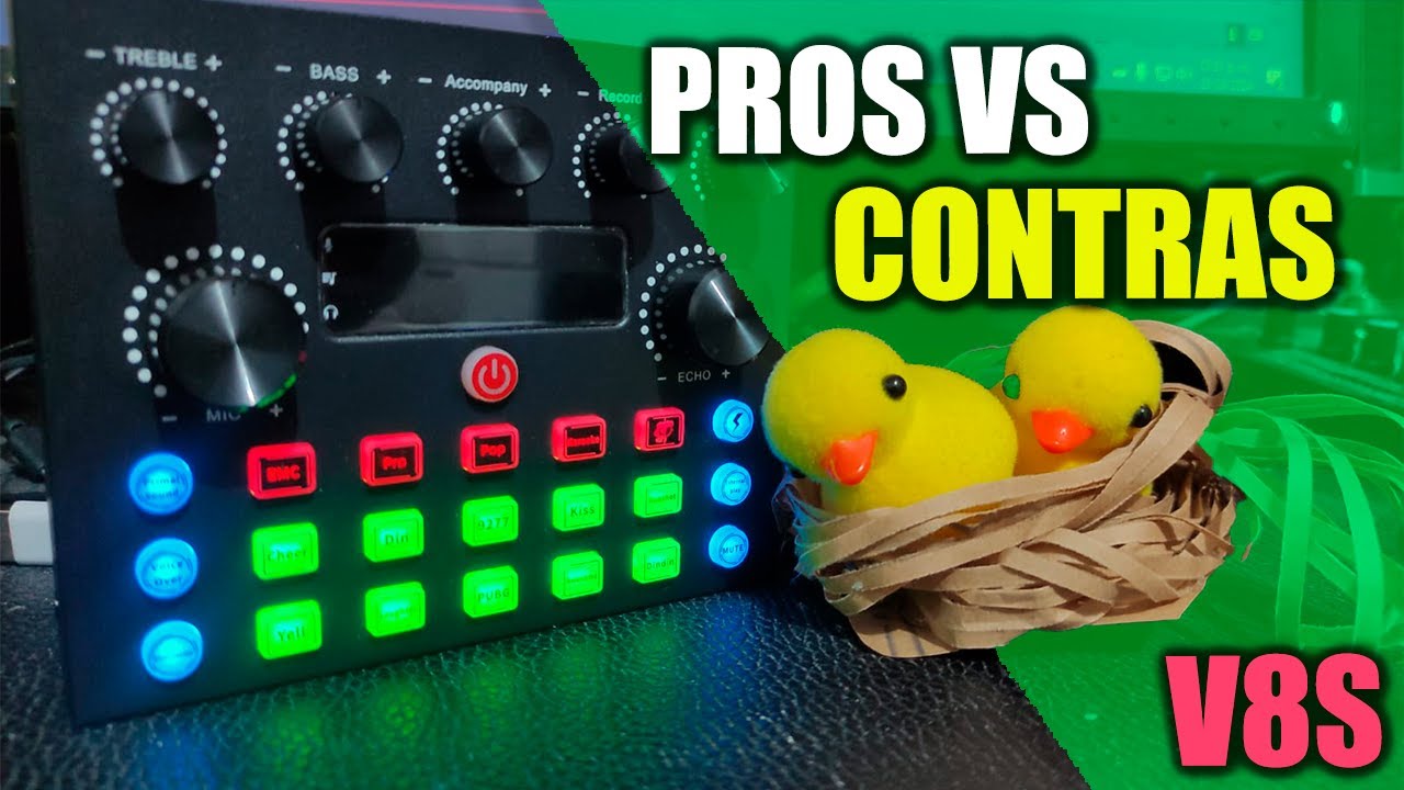 Pros y Contras Tarjeta de audio V8S