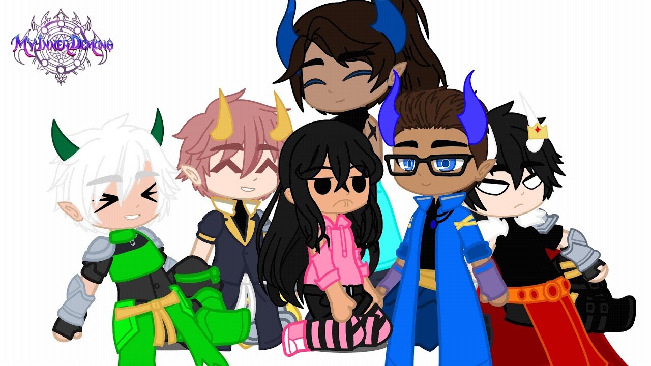 Daemos Boys love Ava's personal space 🤣🖤🩷 | Aphmau | My Inner Demons | Gacha Club 