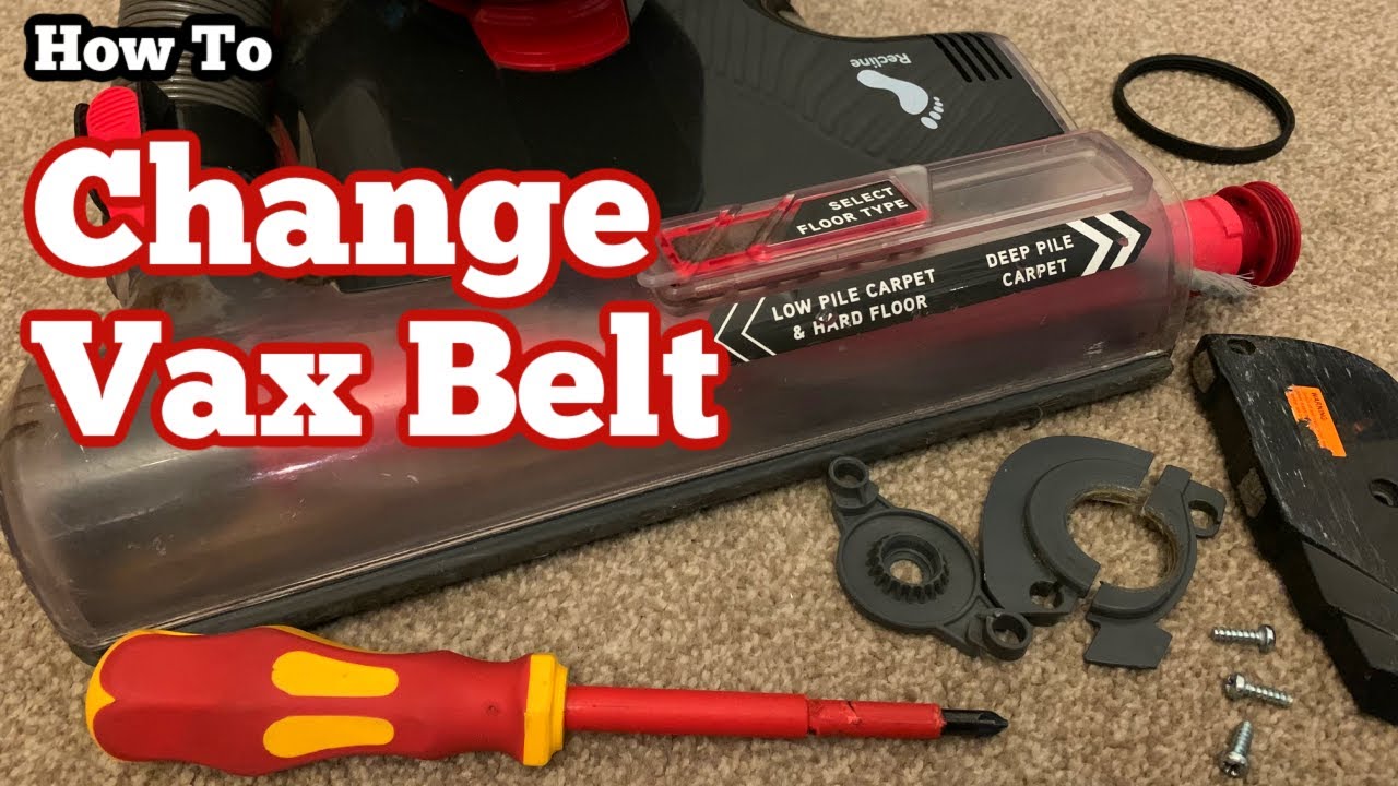 How to Change Belt VAX Mach Air Steerable Stretch Max Vacuums