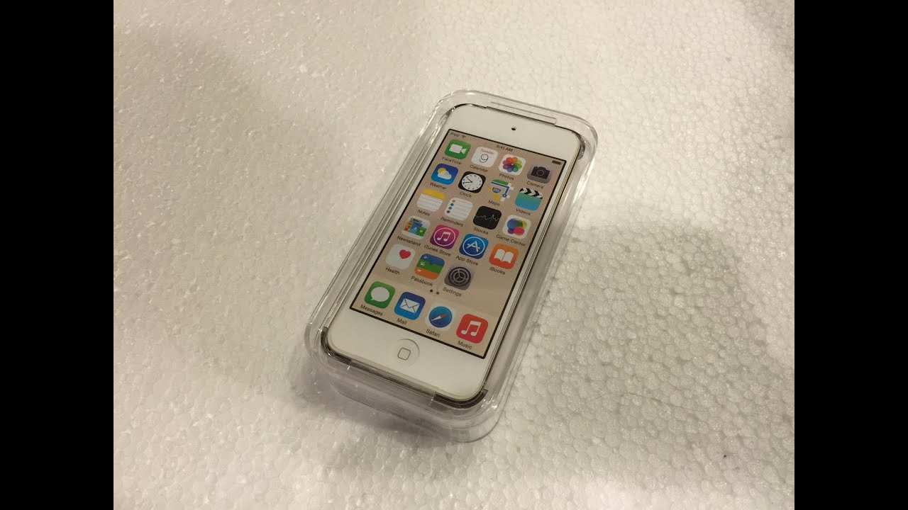 Unboxing the 16GB Gold iPod Touch 6th Generation