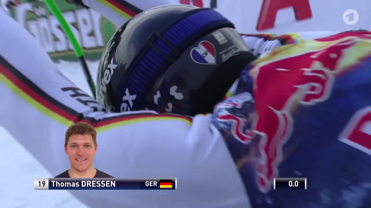 Ski Alpen Abfahrt die Deutschen gewinnen