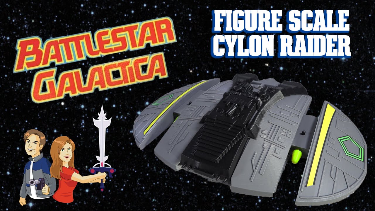 Battlestar Galactica Fan-Made Figure Scale Cylon Raider