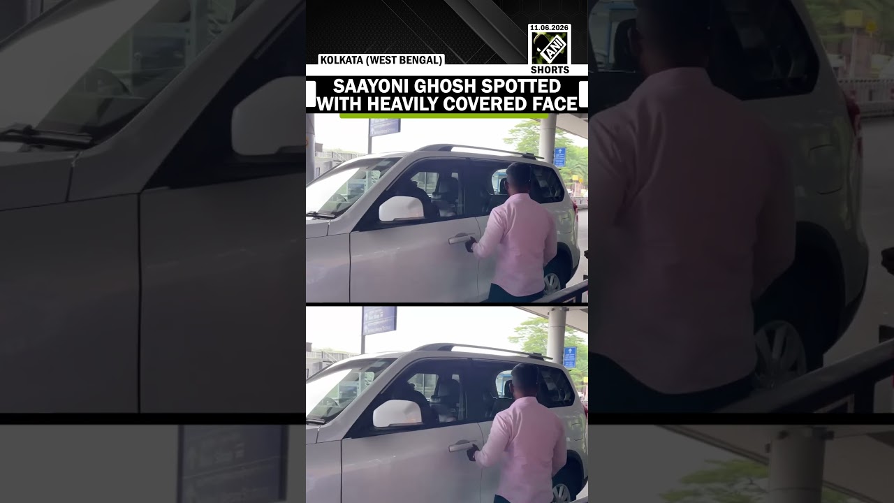 TMC&rsquo;s Saayoni Ghosh arrives at Kolkata airport with heavily covered face