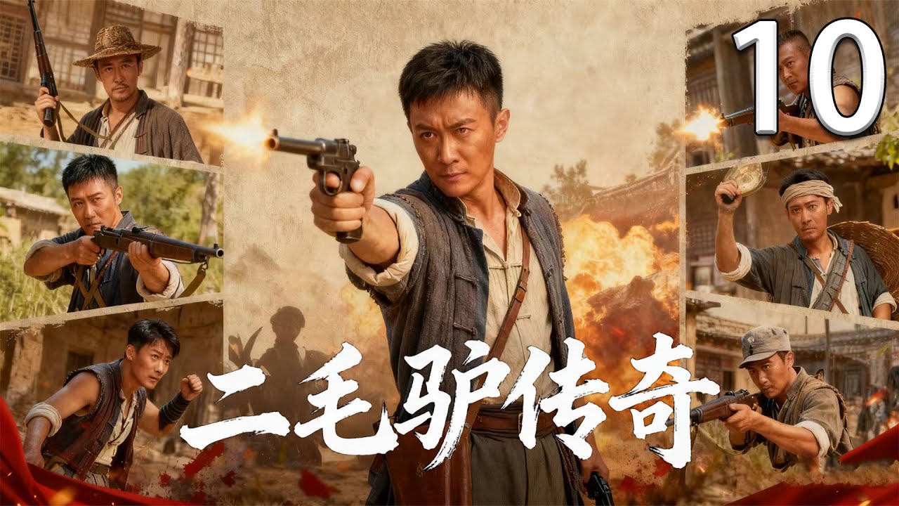【热血抗战剧】二毛驴传奇10丨平凡少年踏遍烽火路，以热血与智慧铸就不平凡传奇