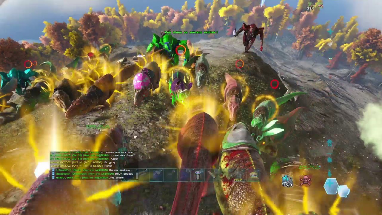 ARK PvP Official PS4 | Wipe of 56 Land #DOTW #PRNV