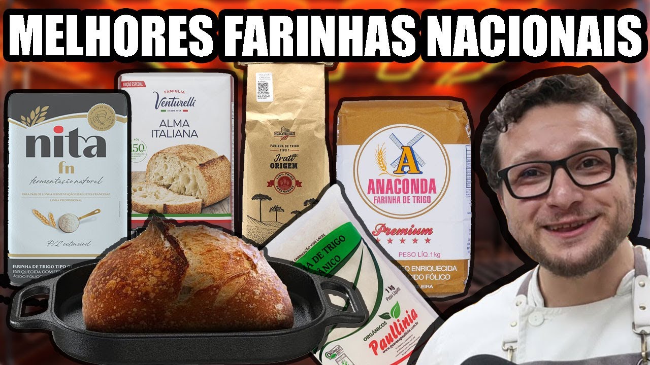 Qual é a Melhor Farinha para Fazer Pão de Fermentação Natural em Casa?