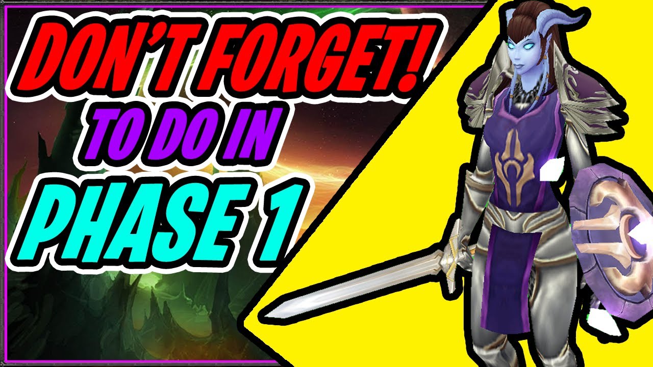 If You Don't Do These 5 Things During Phase 1, You'll Regret it Later | TBC Classic WoW