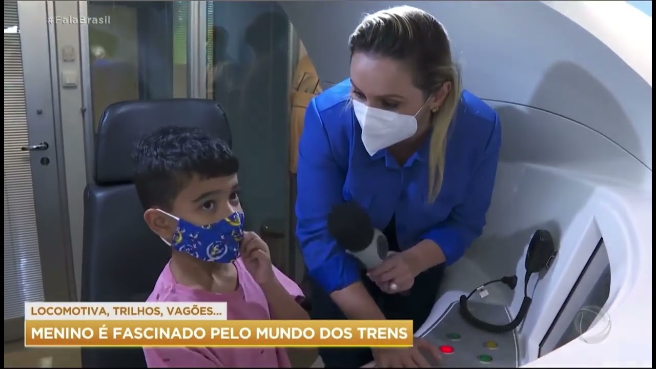 Deu na Mídia - Crianças no simulador de trens