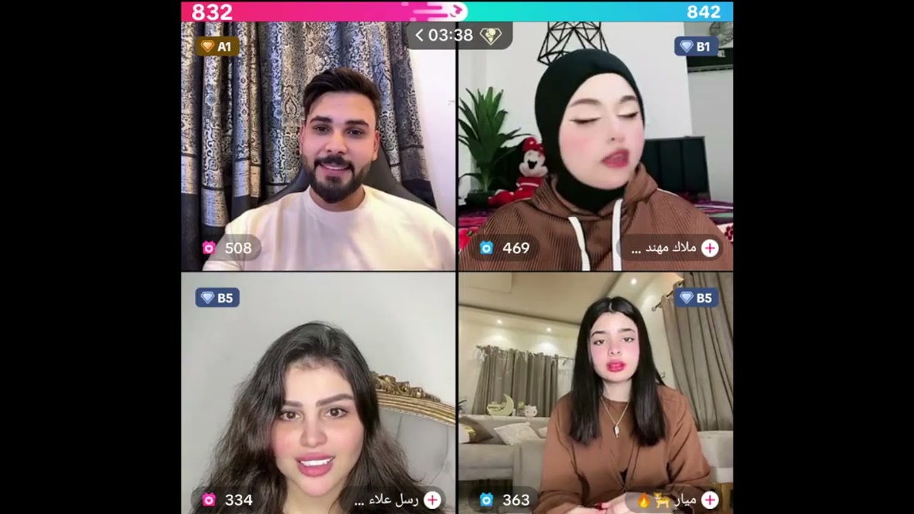 محمود المكسيكي كيست رباعي مع ملاك مهند و اختها ميار و رسل