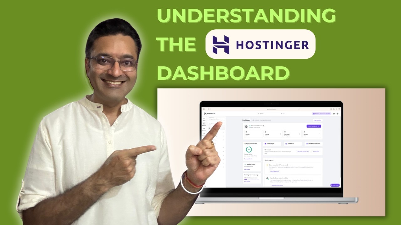 Обзор панели управления Hostinger 2026 | Полное руководство по hPanel для начинающих