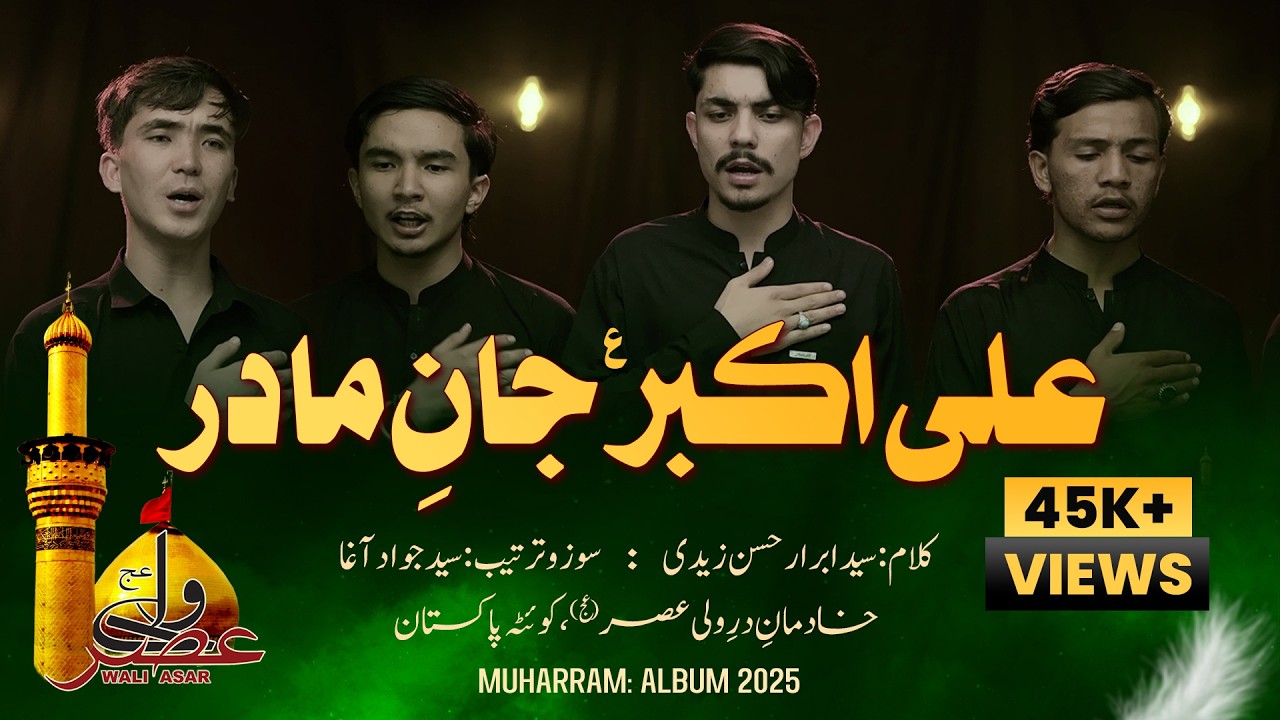 Ali Akbar Jan e Madar | علی اکبرؑ جان مادر | Khadiman Dar e Wali Asar | New Noha Muharram 2025/1447