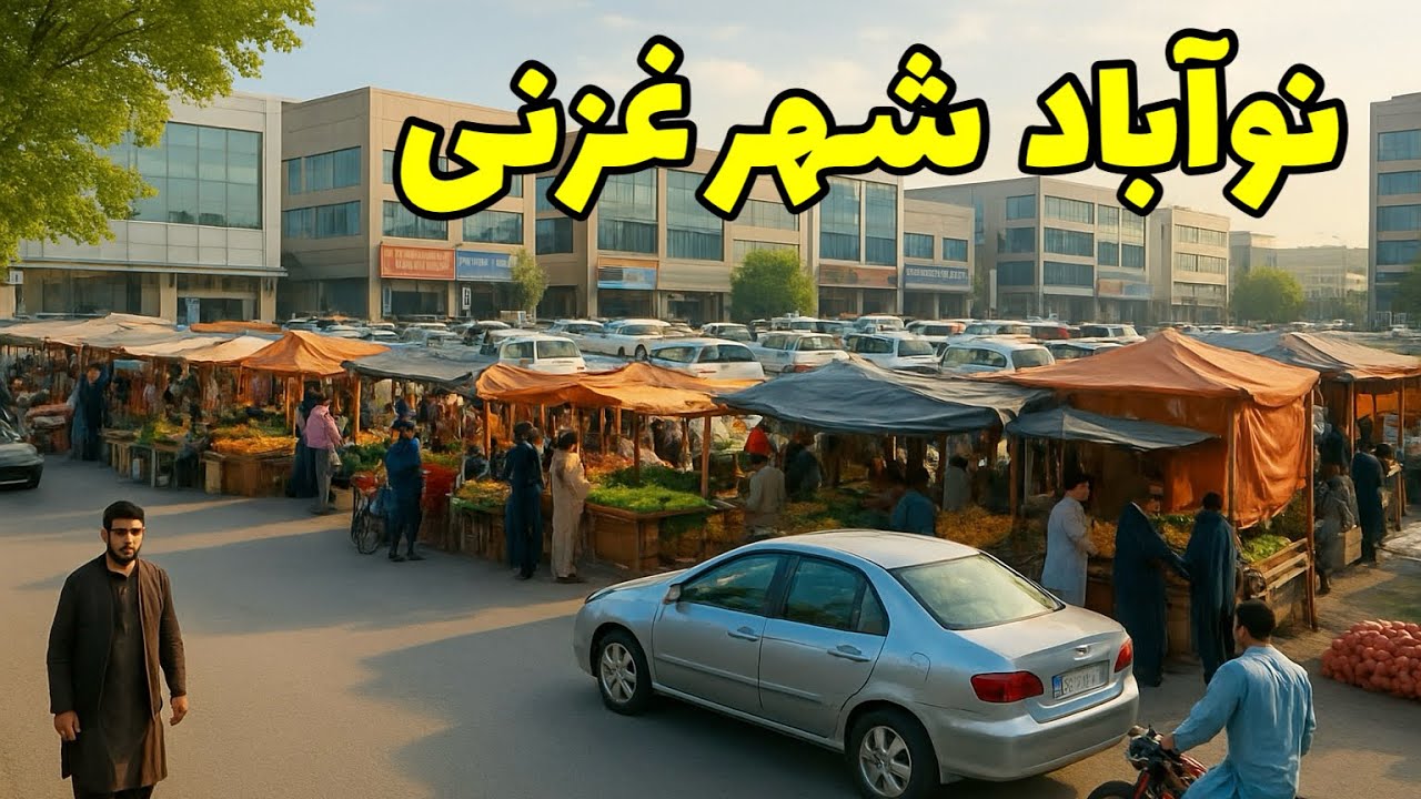 نوآباد شهر غزنی و شعر زیبا از یک جوان❤️💝
