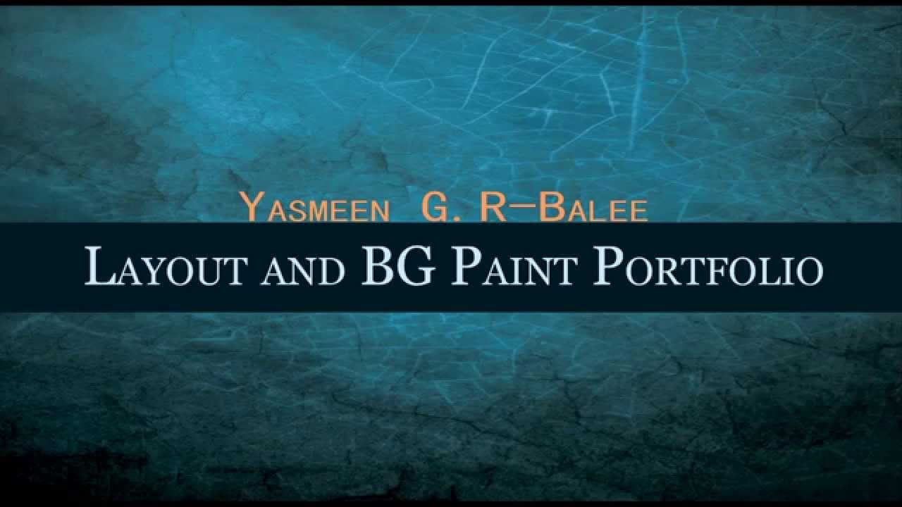 Layout and BG Paint Portfolio 2015-08-15