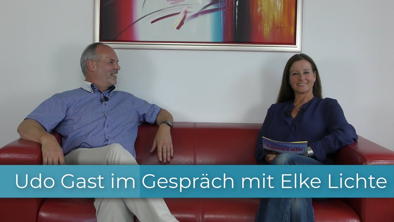 Udo Gast im Gespr&auml;ch mit Elke Lichte