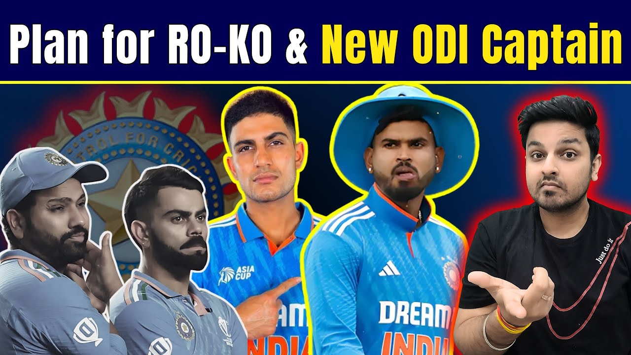 LIVE: BCCI's Plan for NEXT ODI Captain, No Rohit-Virat for World Cup 2027?