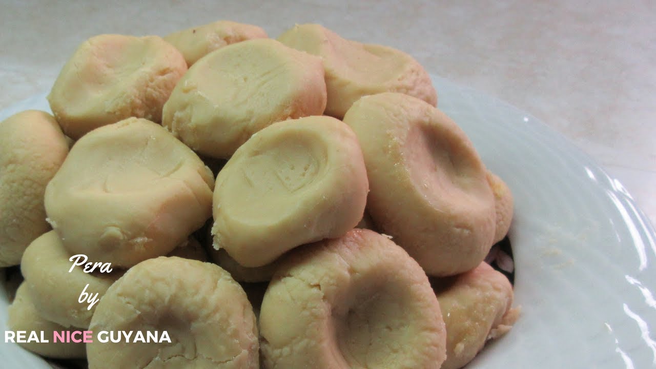 Pera  ( Peda ) step by step  Recipe Video II Real Nice Guyana.