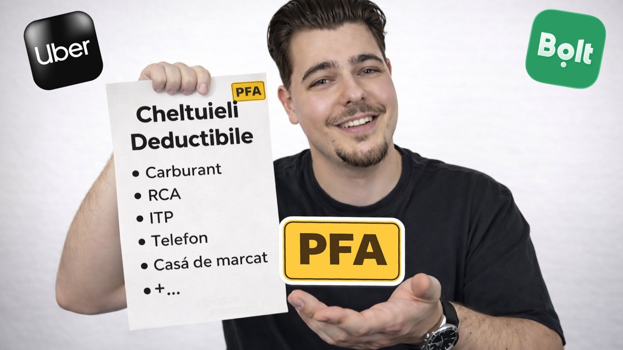 Ce poți deduce prin PFA la Uber&Bolt | Lista completa