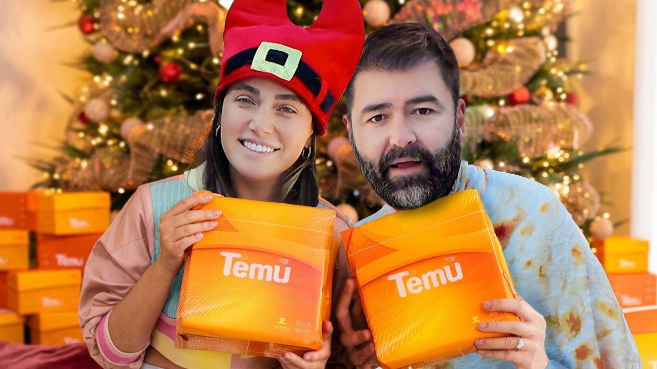 TEMU'dan Yılbaşı Alışverişi Yaptık! Sürpriz Kutuları Açıyoruz! 🎁  #temu