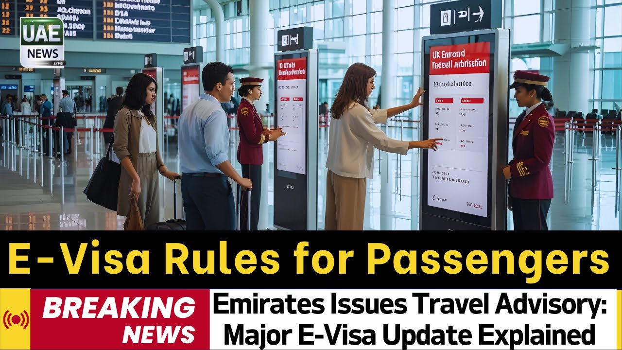 Emirates issues travel advisory on e-visa rules, ETA requirements for UK passengers