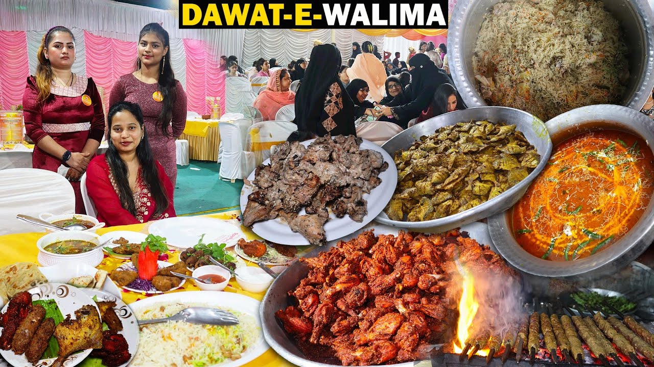 Dawat E Walima - Indian Muslim Wedding Food| Muslim Wedding Reception | Zainab CookHouse